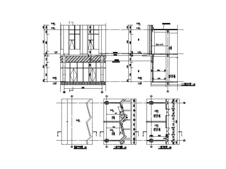 [福建]高层现代穿插式商业综合体建筑设计方案文本（含效果图）-高层现代穿插式体块商业综合体建筑详图