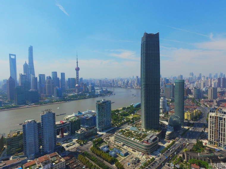 上海第一高楼多少层资料下载-上海“浦西第一高楼”白玉兰广场竣工，在66层最高处设观光平台！