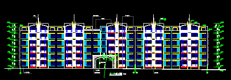 住宅小区建筑结构施工图资料下载-大连芳草园住宅小区归档建筑施工图（华东院图纸）