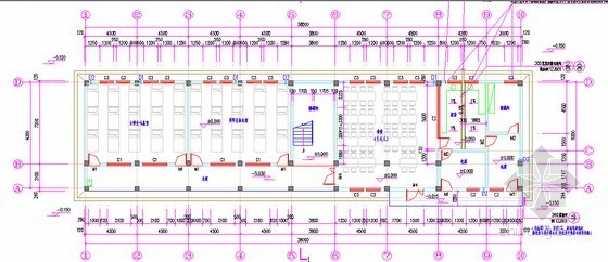[湖南]学校维修改造工程量清单计价实例及招标文件（附图纸）-一层平面图 