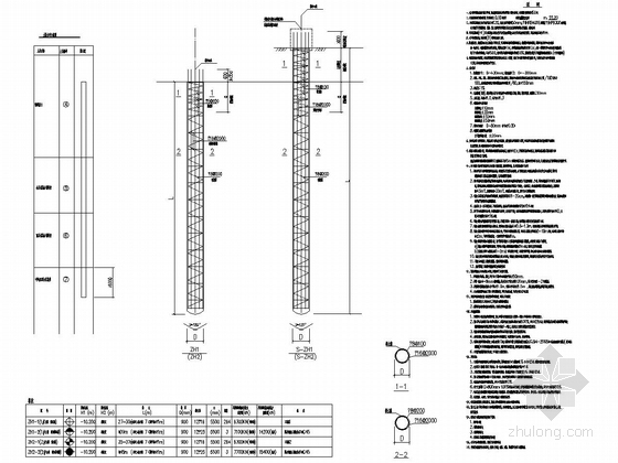 [安徽]40层框架核心筒结构超高层办公楼结构施工图（AB塔楼 设停机坪）-基础详图