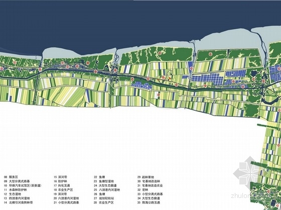 北京北林地景园林规划资料下载-[上海]城市生态河道及缓冲带景观规划方案