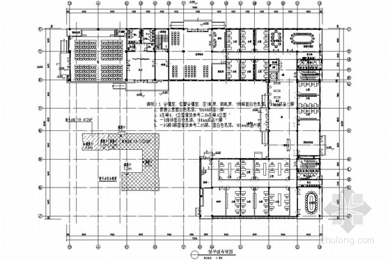 档案馆室内装饰方案资料下载-[浙江]西苕溪流域产竹区档案馆室内施工图（含效果图）