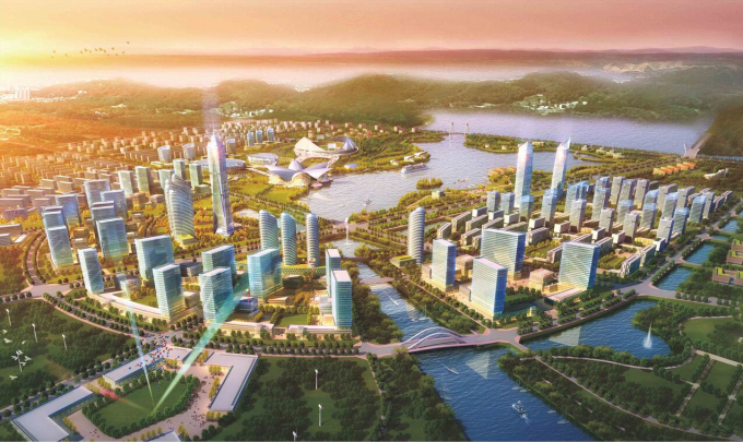 19层滨水新区资料下载-[上海]滨水海湾新区概念性规划设计