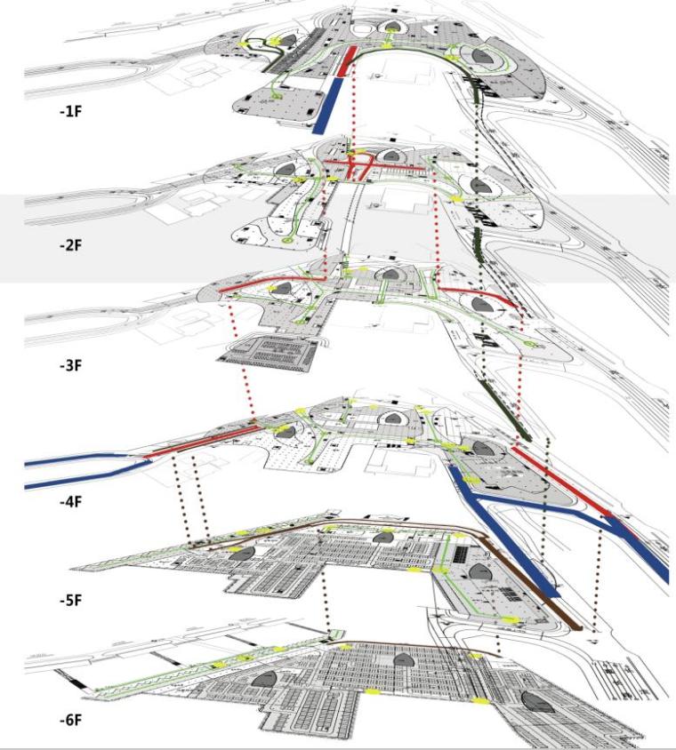 [重庆]超高层生长形态商业综合体建筑设计方案文本（含CAD）-超高层生长形态商业综合体建筑分析图