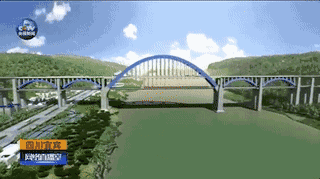 世界最大跨度钢箱拱桥“成贵高铁金沙江公铁两用大桥”主拱合龙_2