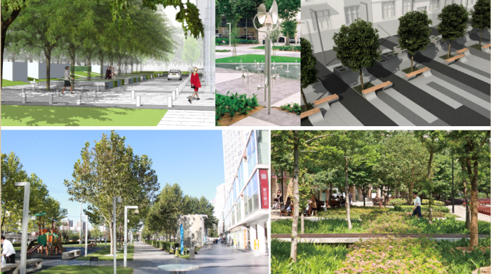[湖南]休闲文化中心广场园林景观设计方案-林荫休息区意向图