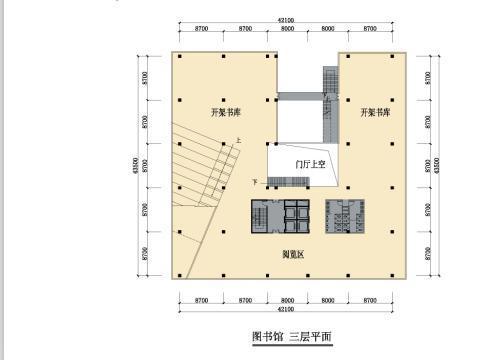 [广东]高层现代风格职业学校建筑设计方案文本-高层现代风格职业学校建筑平面图