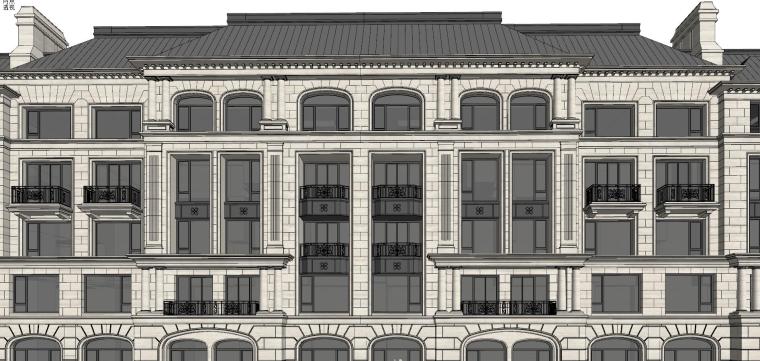 大都会新古典斯特恩风格建筑模型（2018年资料）-S 11