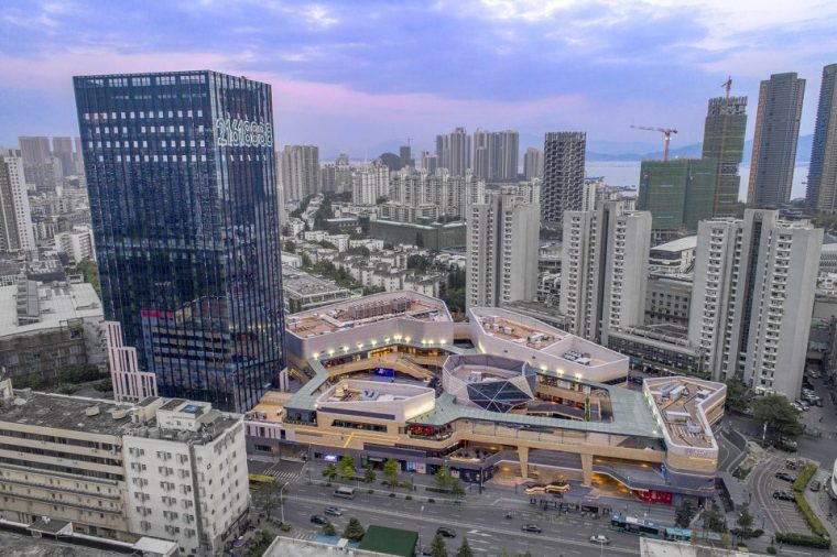 城市综合体建筑设计总结资料下载-[建筑案例]深圳港汇商业中心