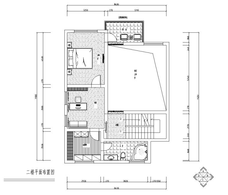 三层别墅室内资料下载-[广东]金源酒店三层经济型别墅室内装修图（含效果图）