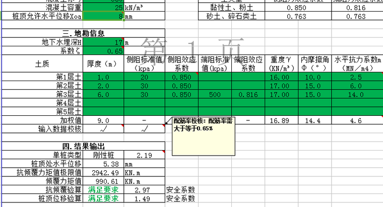 单桩配筋设计资料下载-单管塔单桩计算工具