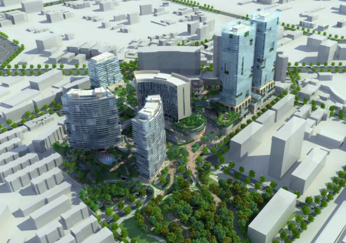 山地城市设计su模型资料下载-[江苏]生态城市山地公园景观概念设计方案