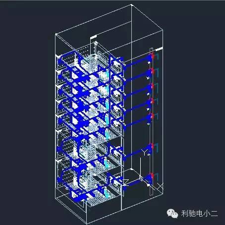 高低压配电柜三维透视图，你一定没见过！_4