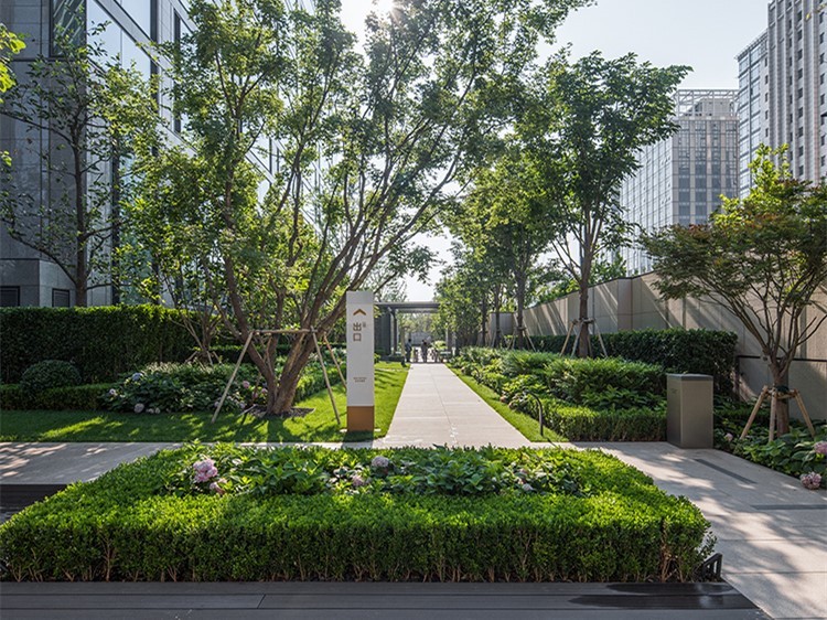 住宅景观鸟瞰资料下载-北京使馆壹号院住宅景观