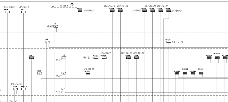 低压配电设计规范资料下载-某超市高低压系统图