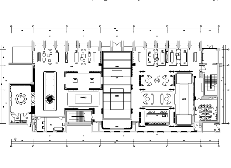 西安咸阳机场施工图资料下载-[陕西]翡翠长安售楼空间设计施工图（附效果图+照明概念设计）