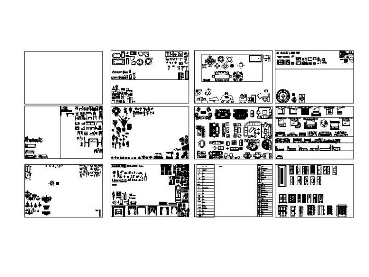 市政路树CAD图集资料下载-CAD图集