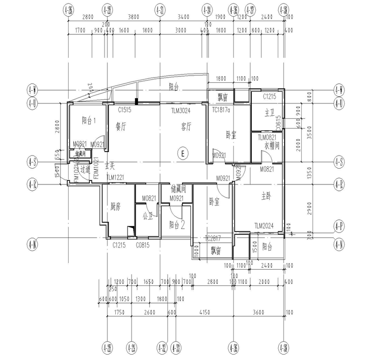 珺玺小区工程单位工程质量逐套验收实施方案-套型设计图6