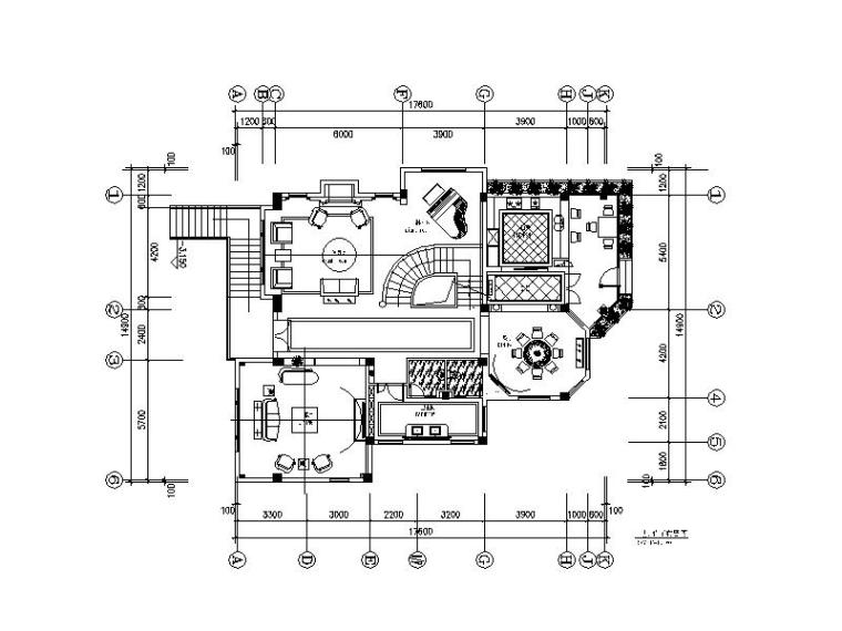 别墅装饰设计含效果图资料下载-全套居住主题别墅CAD设计施工图（含效果图）