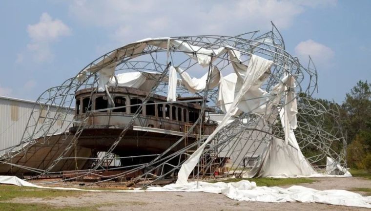 25米轻钢结构厂房图纸资料下载-建筑结构丨看轻钢结构如何抵御台风的袭击
