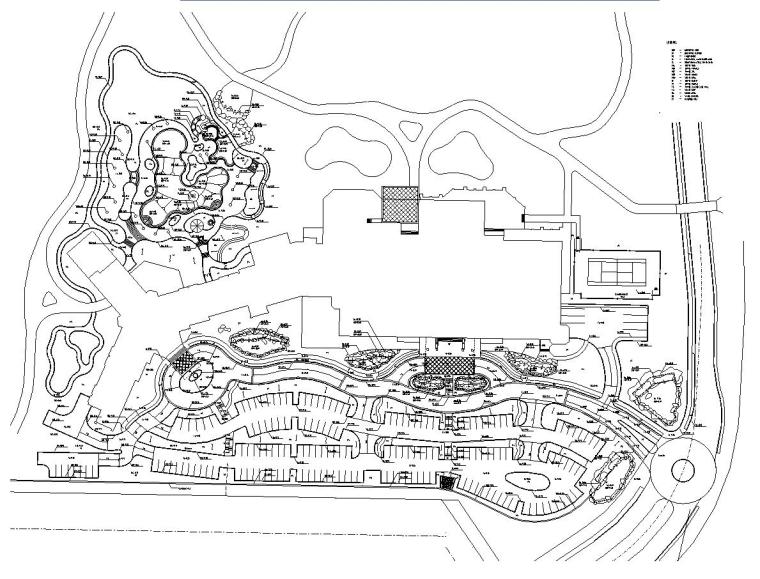 现代水景CAD施工图资料下载-[广东]某雍景园小区景观施工图设计全套（包含CAD+120个文件）