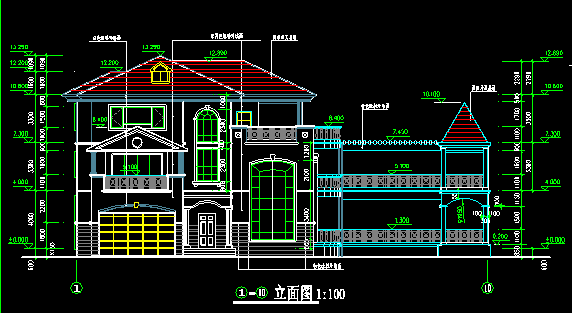 三层全套别墅建筑施工图