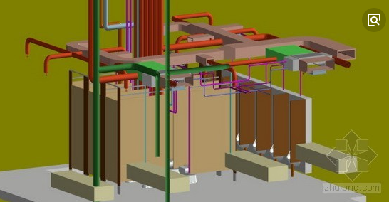 管线改迁施工工艺流程资料下载-基于BIM技术的地铁车站管线综合安装碰撞分析研究