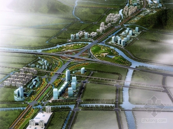 城市道路景观规划设计文本资料下载-[浙江]滨水生态城市道路景观规划设计方案