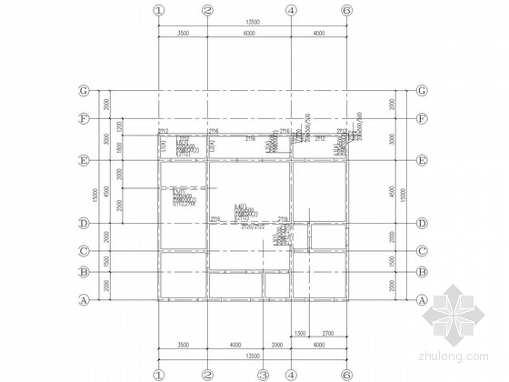 私人别墅景观平面图资料下载-4层私人别墅框架结构施工图