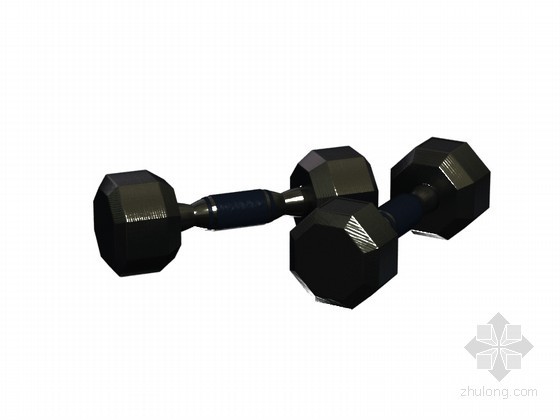 健身哑铃3D模型资料下载-健身哑铃3D模型下载