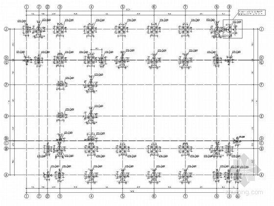 五层框架教学楼施工图资料下载-[广州]地上五层框架结构教学楼结构施工图