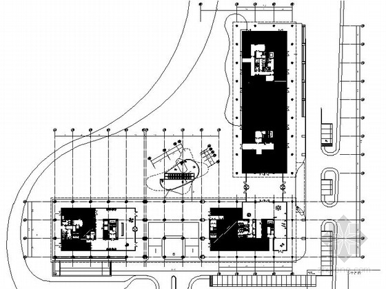 高档展厅装修资料下载-[南京]新城核心区综合性高档现代展厅装修施工图