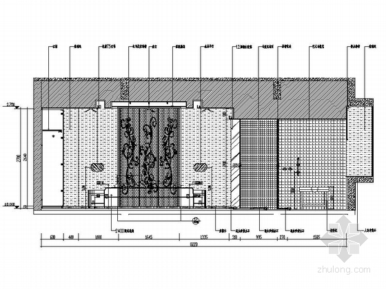 [广东]名师设计高档四星级国际酒店装修图客房立面图