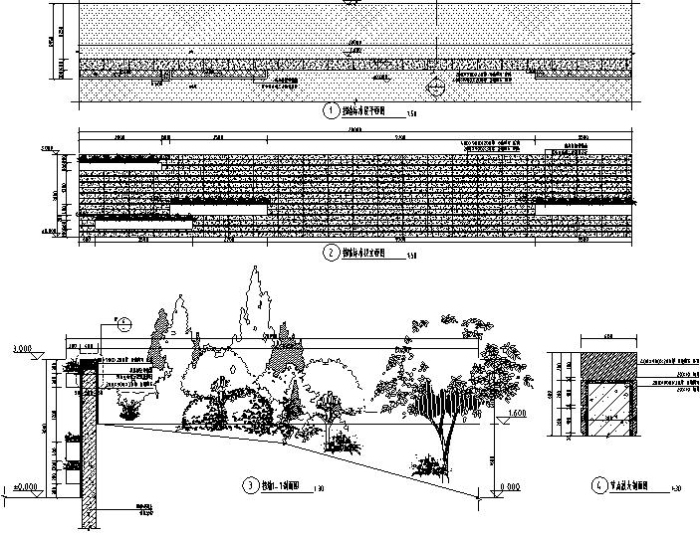 某公园植物种植设计分析图资料下载-某大城市景观工程——南三环体育公园景观设计施工图