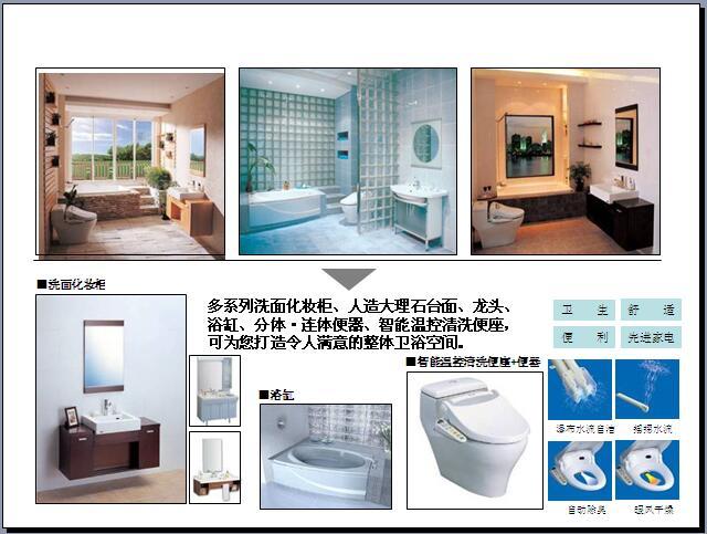 房地产精装住宅户型空间设计概念详解（图文丰富）-洗面化妆柜