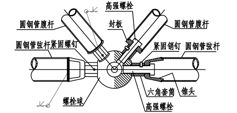 煤仓结构图纸资料下载-原料煤仓（双层球壳网架结构，跨度100m，高度50m，pdf）