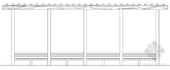 钢架构廊架施工方案资料下载-某廊架建筑方案