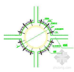 梁板支模CAD图资料下载-江苏某超高层综合楼环梁支模示意图