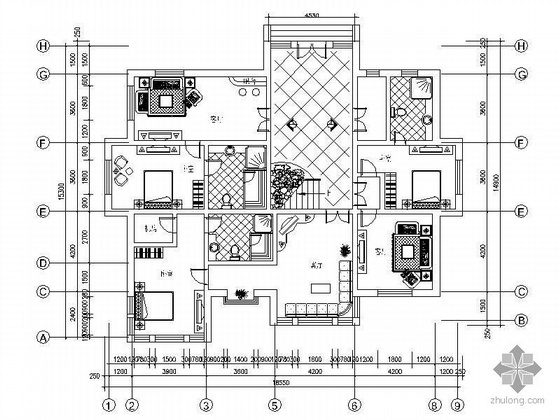 300平两层别墅设计方案资料下载-三层别墅设计方案