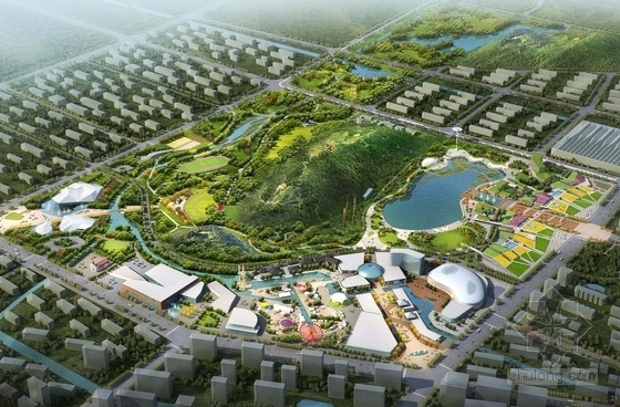 高新区中央商务区城市设计资料下载-[苏州]高新区城市中央活力区规划设计方案