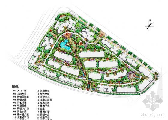 小区入口景观设计文本资料下载-重庆小区景观设计全套文本