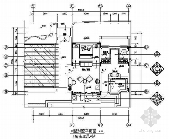别墅装修水电设计图资料下载-别墅装修设计图