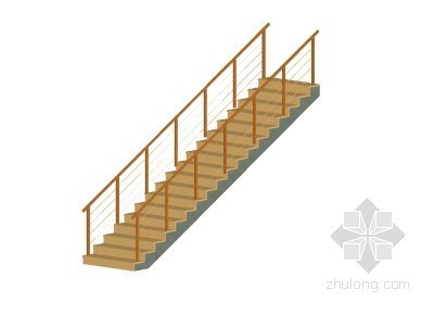 混凝土结构设计原理楼梯设计资料下载-直楼梯