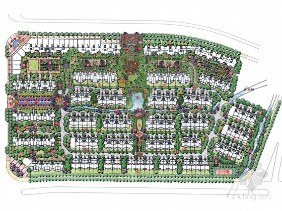 英式古典家居住宅资料下载-[杭州]英式风格高档居住区景观深化设计方案