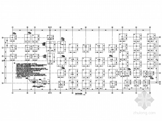 平面布置景点图资料下载-[四川]三层框架结构综合楼结构施工图