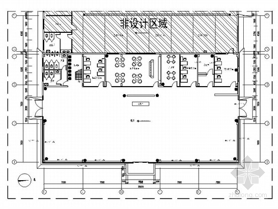 汽车4s店展厅布置方案资料下载-[山东]全球最大汽车改装厂商之一汽车4S店展厅装修施工图（含水暖图）