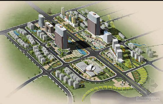 湖南长沙绿化专项设计资料下载-湖南长沙道路两厢城市设计效果图
