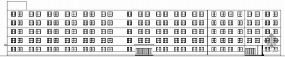 安徽多层框架厂房建筑图资料下载-某多层框架DVD生产厂房建筑结构施工图