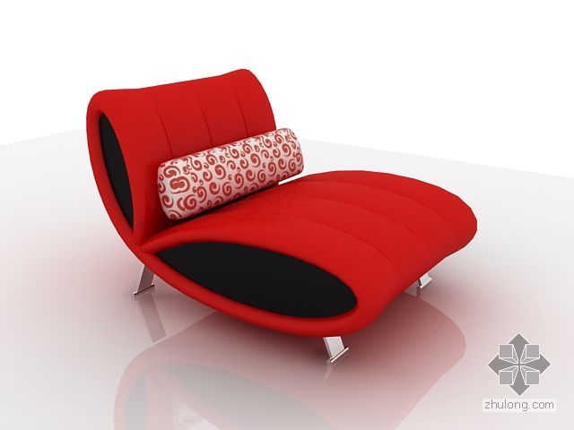 单椅沙发模型资料下载-单人沙发